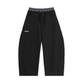 Plaid Waistband Barrel Sweatpants